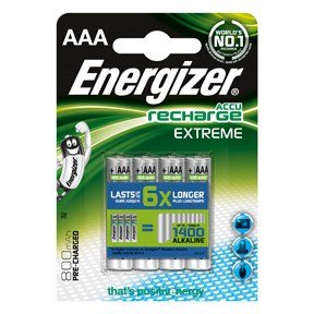 Energizer Recharge Extreme AAA 800mAh 4stk