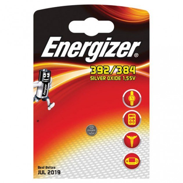 Energizer Silver LR41 392-384 SR41 (1-pack)