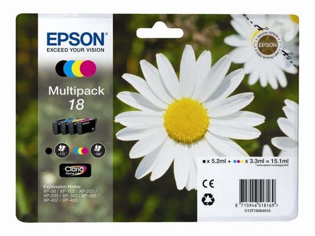 Epson 18 blkpatroner ValuePack