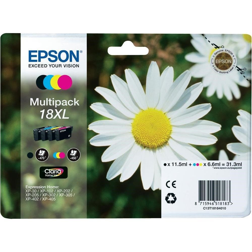 Epson 18XL blkpatroner ValuePack