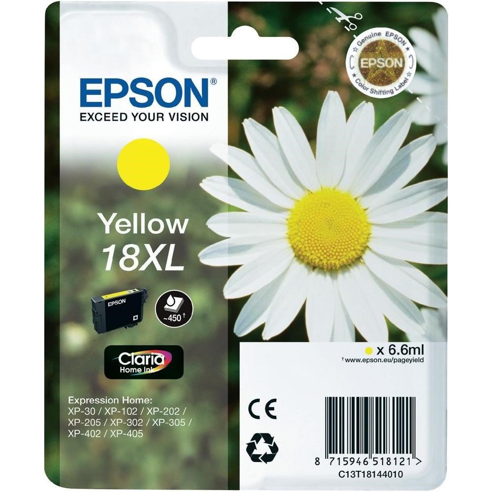 Epson 18XL yellow blkpatron