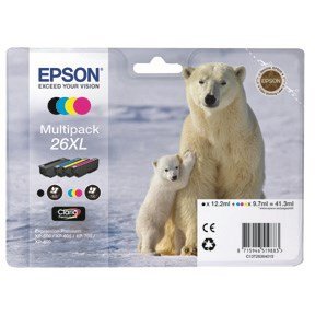 Epson 26XL Blkpatroner CMYK Value-Pack