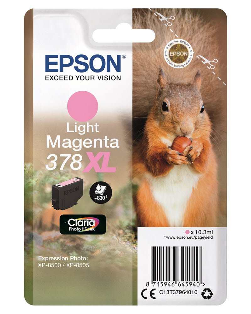 Epson 378XL light magenta blkpatron