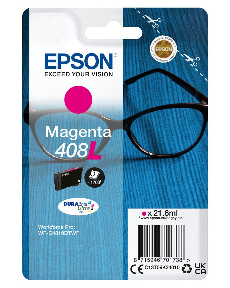 Epson 408L Magenta Ink cartridge 1.7k