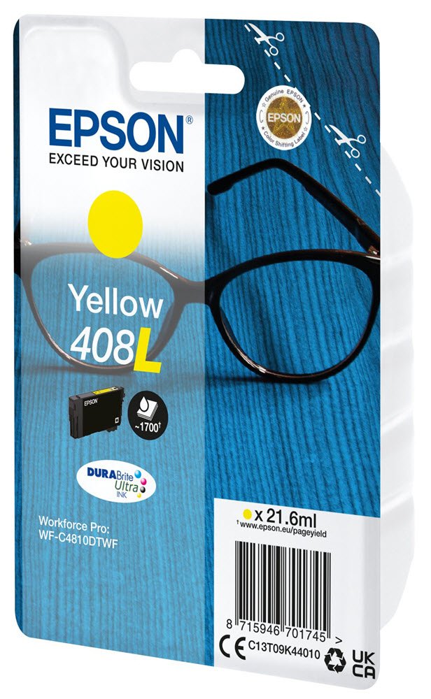 Epson 408L Yellow Ink cartridge 1.7k