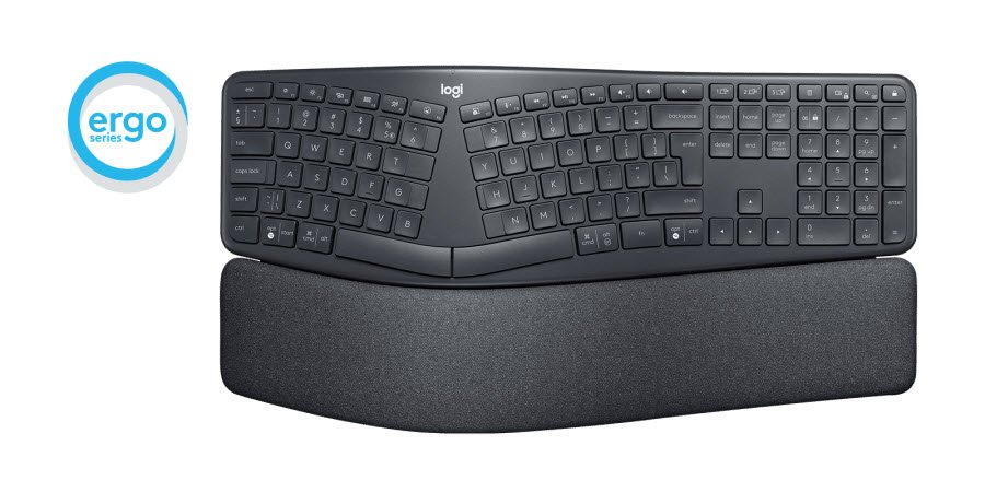 Ergo K860 Business Wireless Keyboard, Graphite