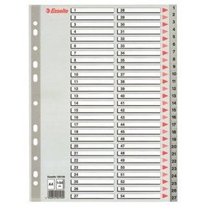 Esselte register PP 1-54 A4 Gr