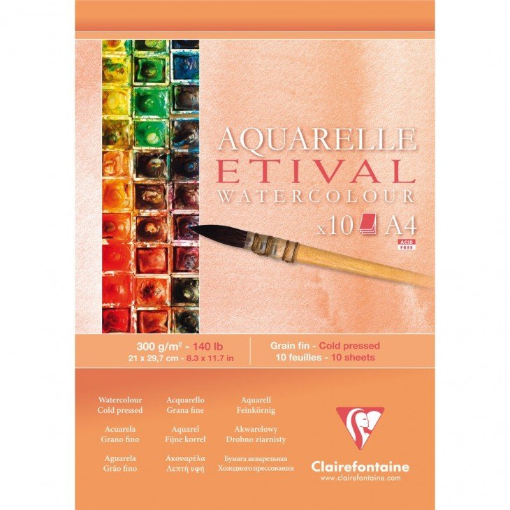 CF Aquarelle A4 10ark 300g