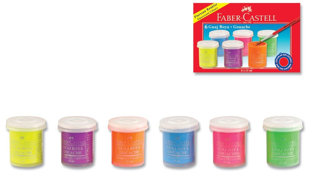 Faber-C Maling Neon 6 Farver