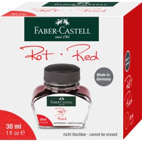 Faber-Castell Fyldepen Blk Rd 30ml