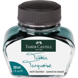 Faber-Castell ink glas 30ml Tyrkis