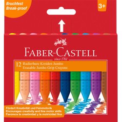 Faber-Castell Jumbo Pastelkridt 12stk
