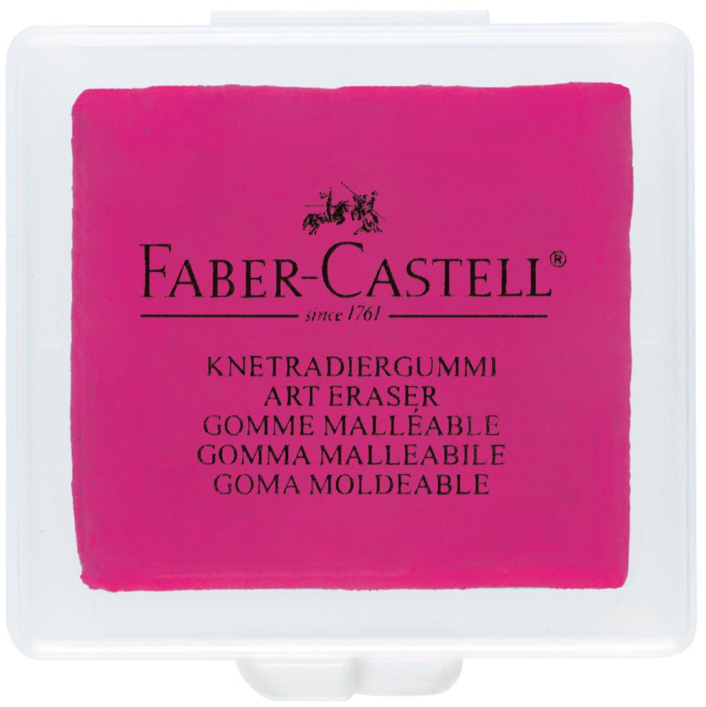 Faber-Castell Knetgummi i box ass farver