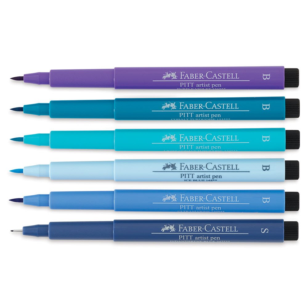 Faber-castell Pitt Artist Pen 6stk Hand lettering