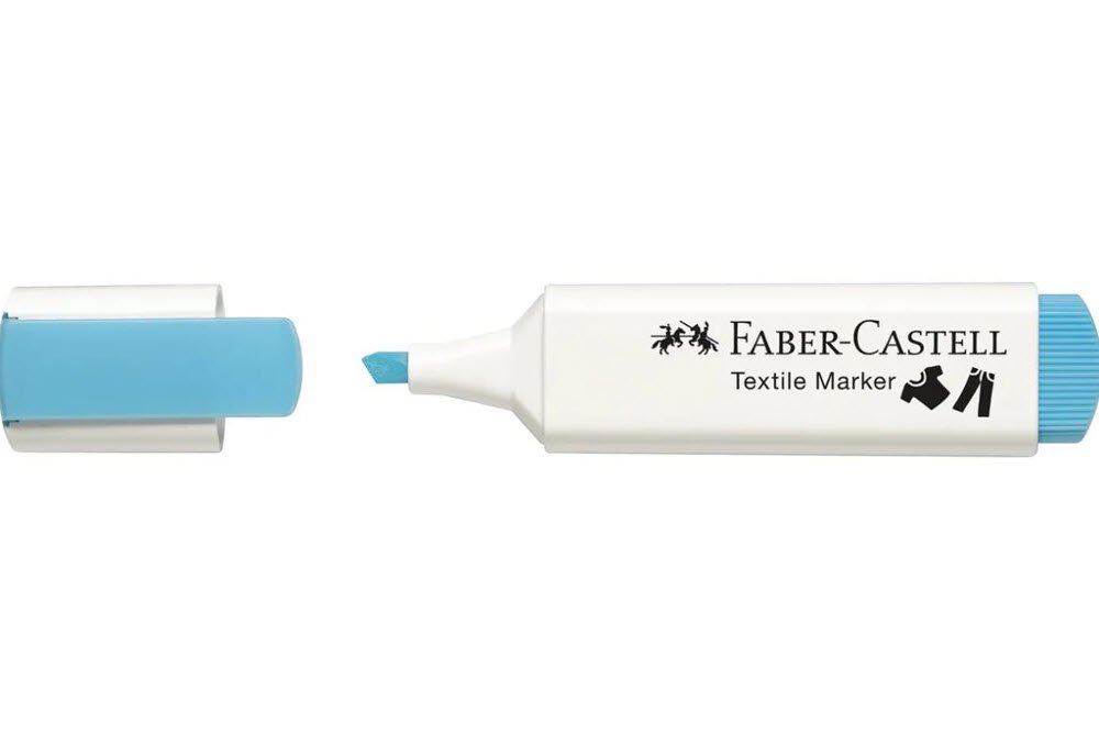 Faber-Castell Tekstil pen Lysebl