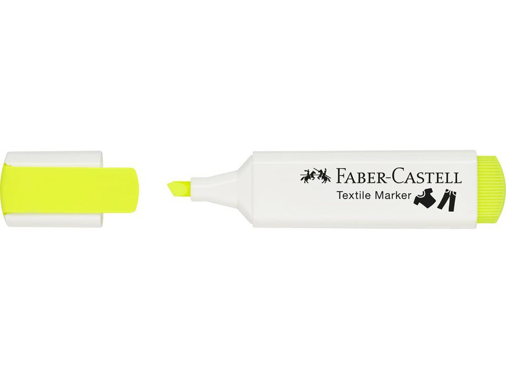 Faber-Castell Tekstil pen Neon Gul