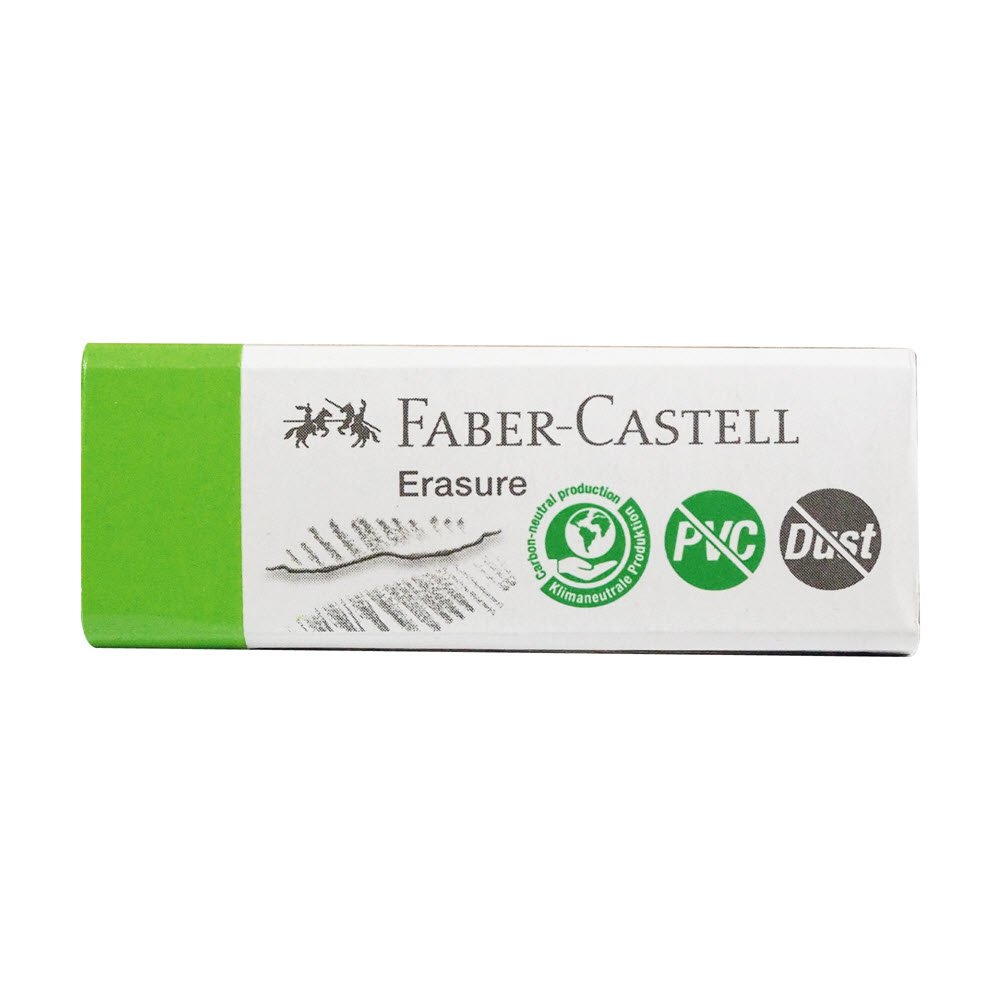 Faber-Castell Viskelder PVC&DUST Free Grn