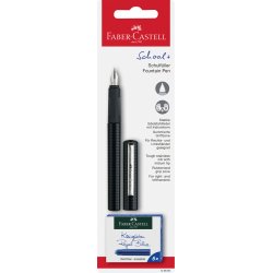 Faber fyldepen sort incl. blk