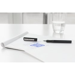 Faber fyldepen sort incl. blk