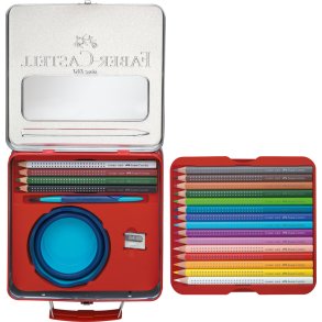 Faber Jumbo Grip farvebl 18 st