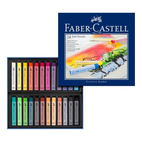 Faber Oliepastelkridt Soft Pastel 24stk