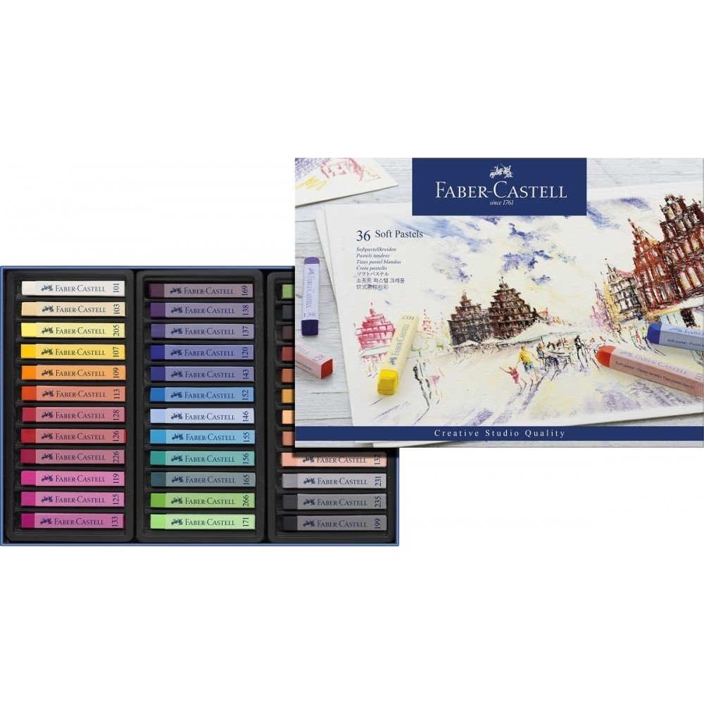 Faber Oliepastelkridt Soft Pastel 36stk