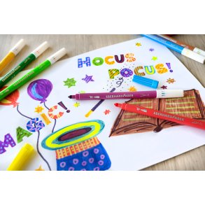 Faber Trylle Tusser Jumbo 10stk ass farver