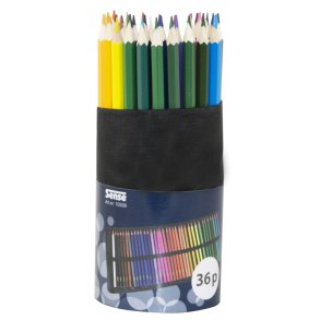 Farveblyant I Rullepenal 36stk