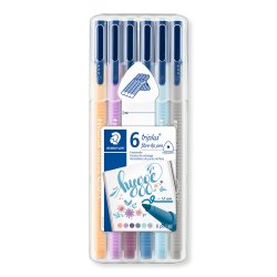 Fiberpen Triplus Color 1,0mm Pastel ass (6)