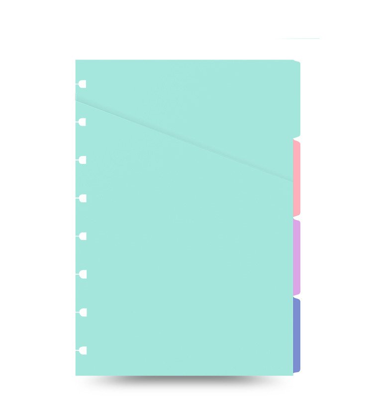 Filofax A5 Classic Pastel Faner ass.