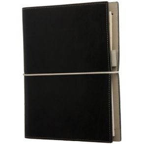 Filofax Lder Omslag A5 Domino Sort