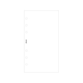 Filofax Personal Ulin Papir hvid 30 ark
