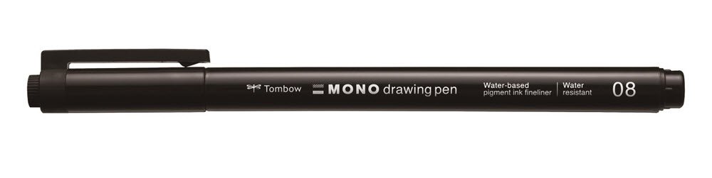 Fineliner Tombow MONO drawing 08