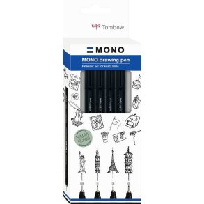 Fineliner Tombow MONO drawing set Bold (4)