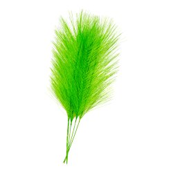 Fjer Syntetisk 21 cm Grn 5 stk.