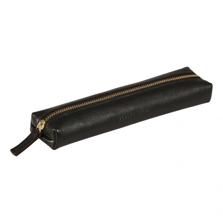 Flying Spirit Minipencil etui i lder Sort 19x4cm