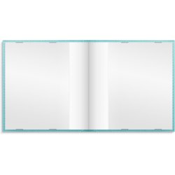 Fotoalbum 195x175mm Turkis til 100 billeder