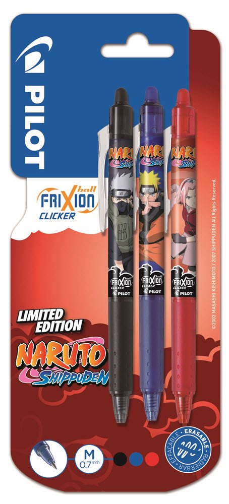 Frixion Clicker m/klik Naruto 0,7 ass (3)