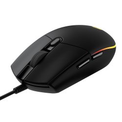 G203 LIGHTSYNC Gaming Mouse, Black