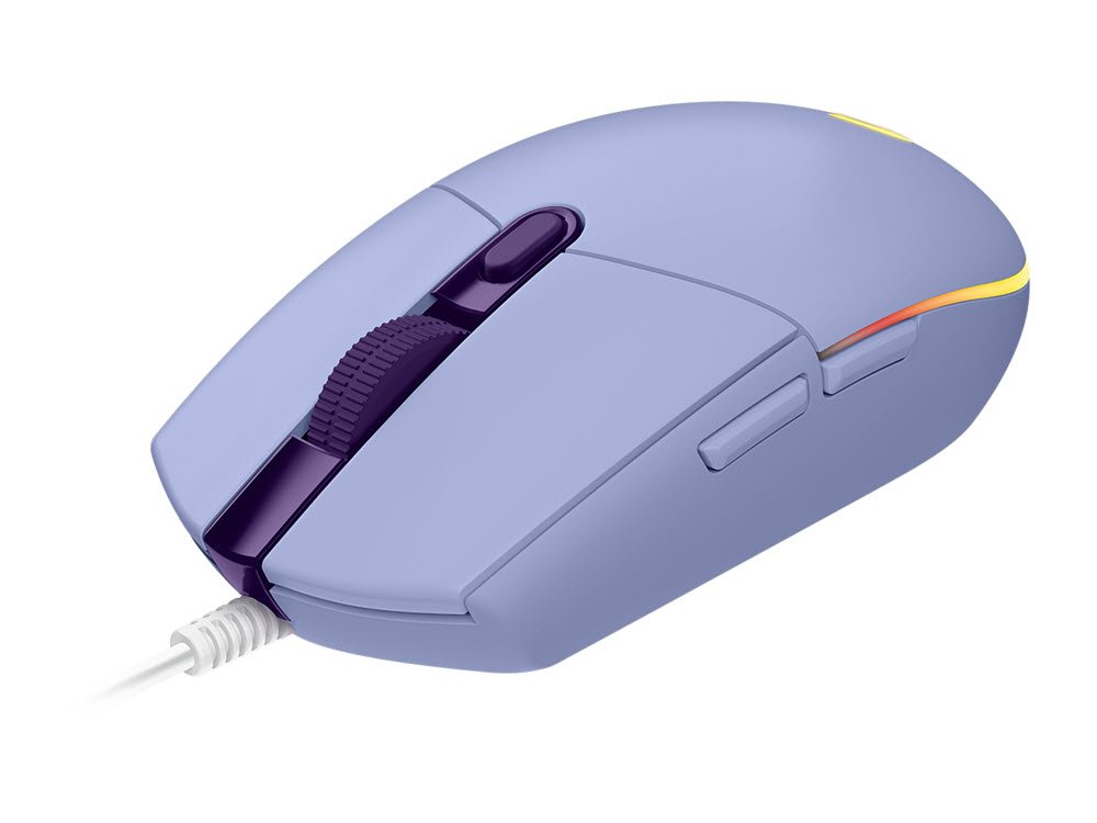 G203 LIGHTSYNC Gaming Mouse, Lilac