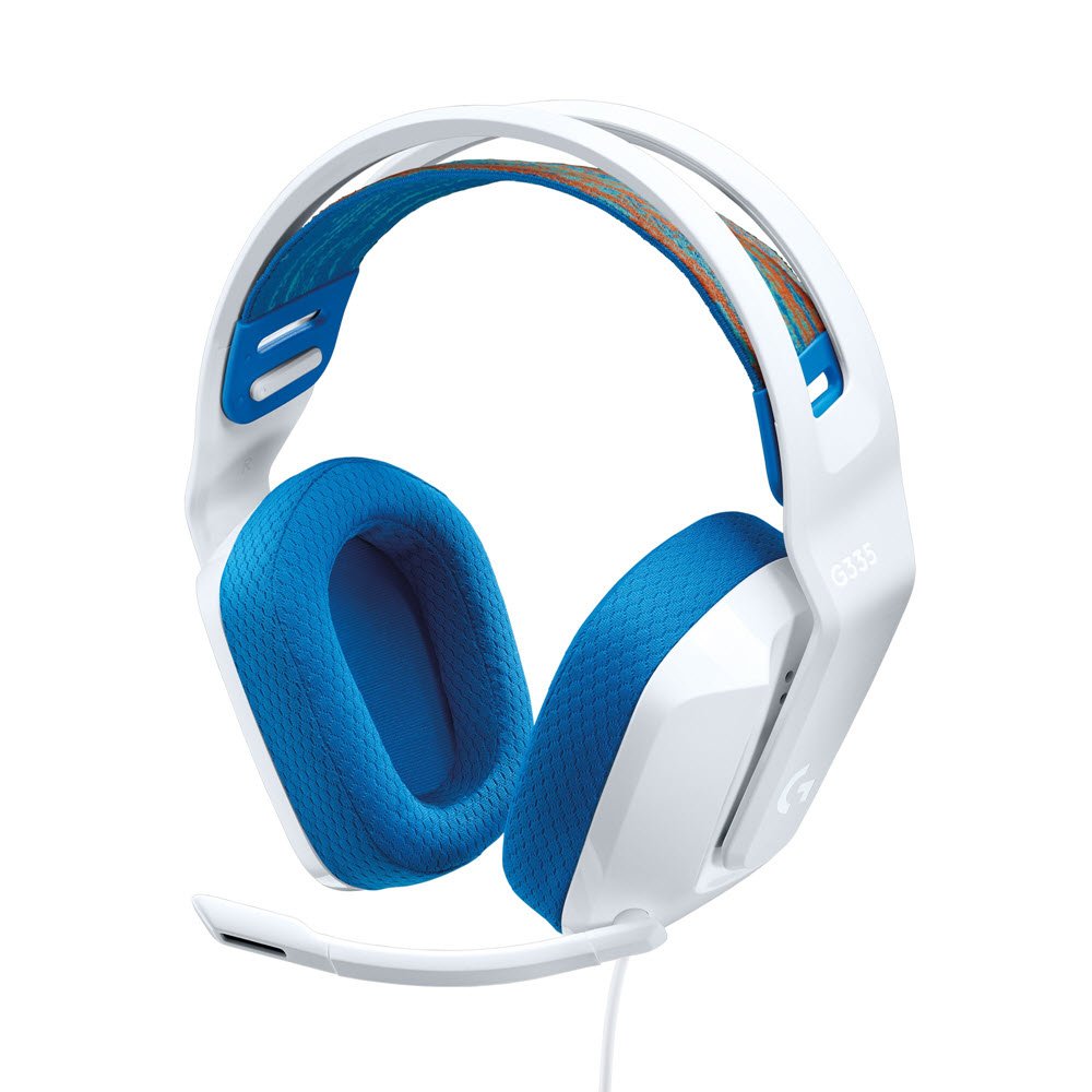 G335 Wired Gaming Headset, White