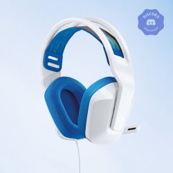G335 Wired Gaming Headset, White