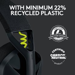 G435 LIGHTSPEED Wireless Gaming Headset, Black