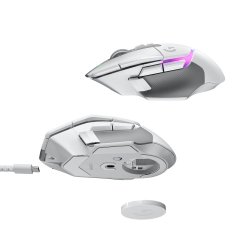 G502 X Plus Wireless Gaming Mouse, White/Premium