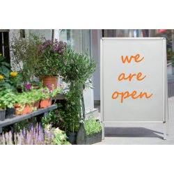 Gadeskilt A-skilt skifteramme A2