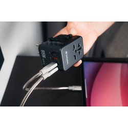 GaN III Universal TravelAdapter UTA-05 PD65W QC 4+