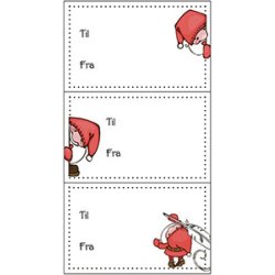 Gavemrker Selvklbende 50stk 2 ass Design