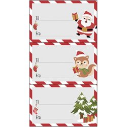 Gavemrker Selvklbende 50stk 2 ass Design