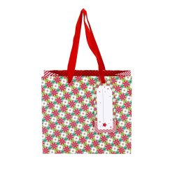 Gavepose 18x16x8 cm rd+grn