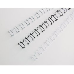 GBC multibindwire ryg GBC A4 21L 6mm slv (100)